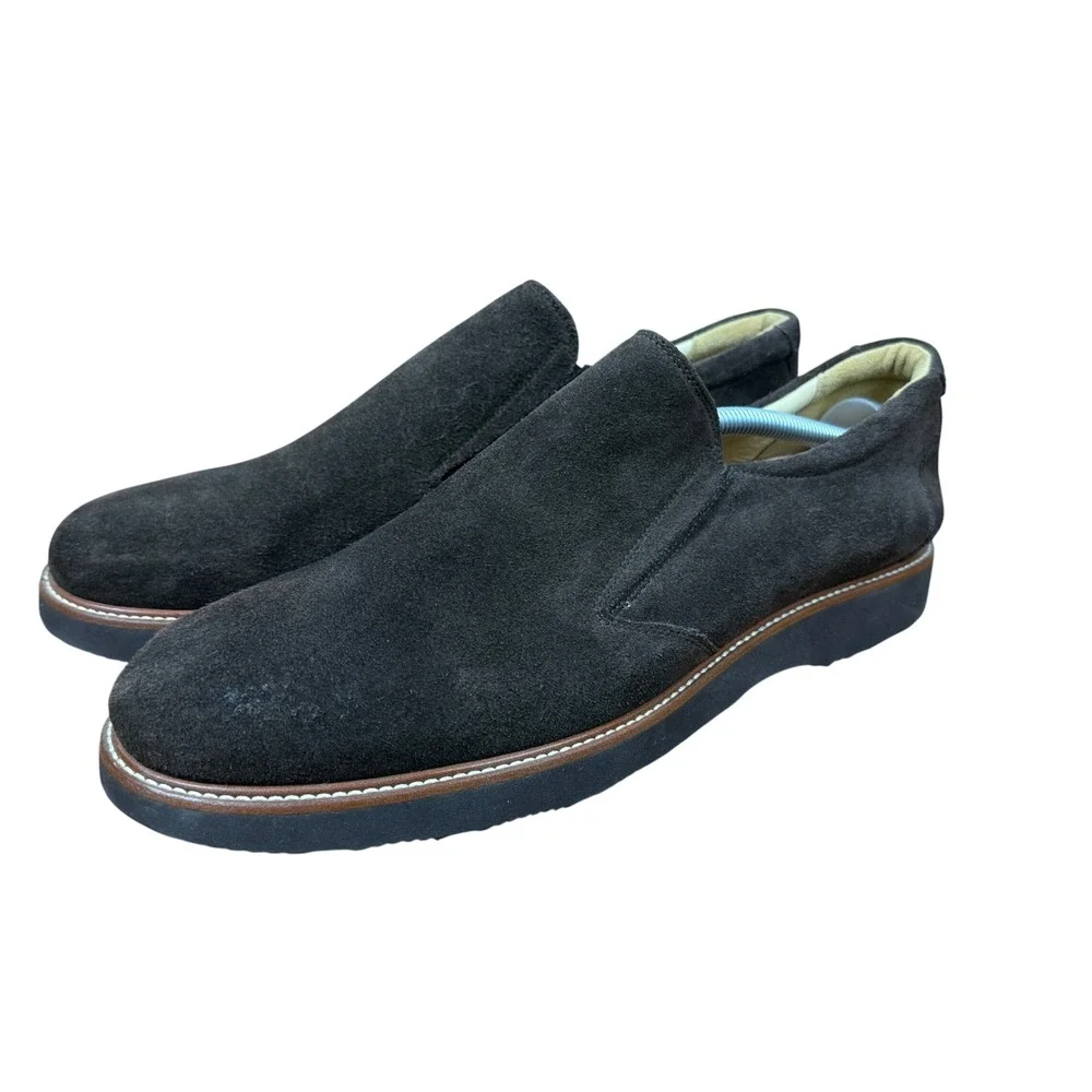 Samuel Hubbard Free Spirit Loafers Mens 11 Brown Suede Slip On Vibram Sole